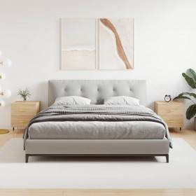 vidaXL Sofá cama modular de 3 plazas cuero sintético blanco