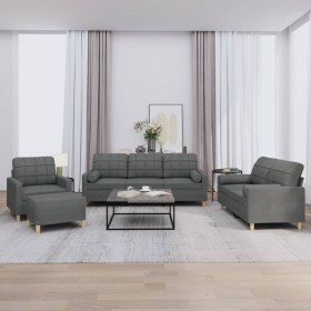 Cojín para sofá de palets verde brillante 58x58x10 cm