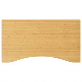 Tablero de escritorio de bambú 110x60x2,5 cm
