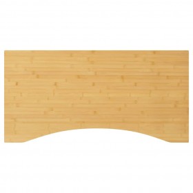 Tablero de escritorio de bambú 100x50x4 cm