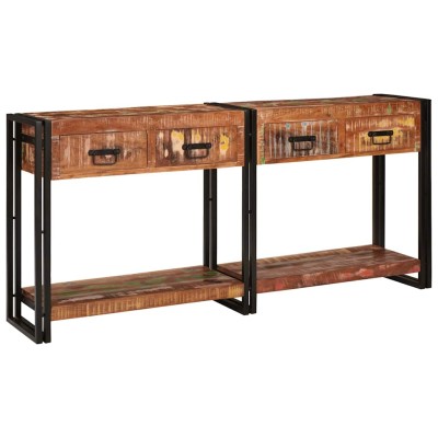 Conjunto de Mesas Consola con cajón Otro 2 pcs Multicolor