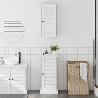 Juego de muebles de baño 2 pcs blanco antiguo 37 x 34 x 80 cm