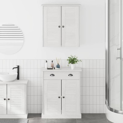 Juego de muebles de baño 2 pcs Marrón 67.5 x 34 x 80 cm
