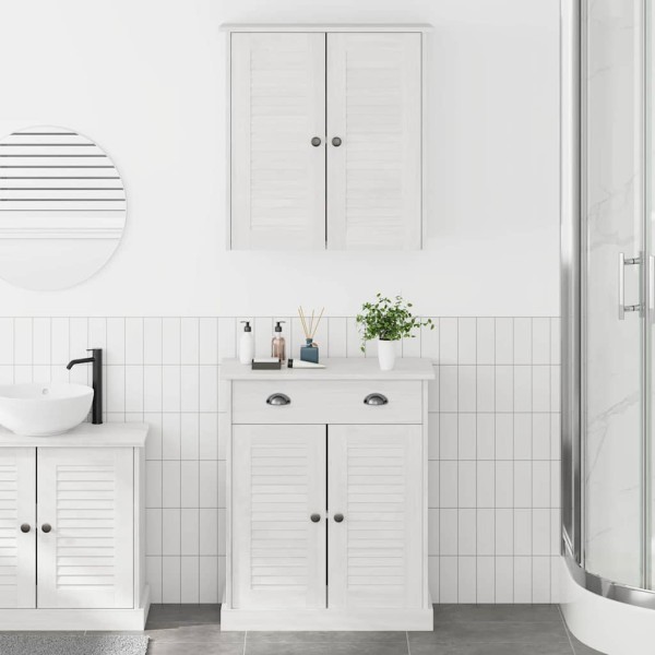 Juego de muebles de baño 2 pcs Marrón 67.5 x 34 x 80 cm