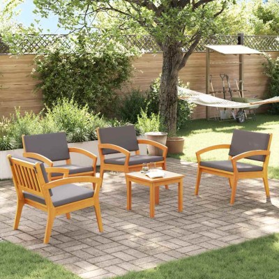 Conjunto bistro 5 pcs Marrón 45 x 45 x 38cm