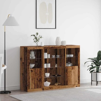 Vitrina Madera vieja 142.5 x 37 x 100 cm Madera contrachapada