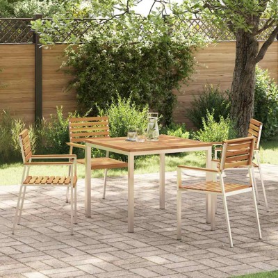 Conjunto de Comedor de Jardín 5 pcs