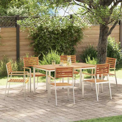 Conjunto de Comedor de Jardín 7 pcs