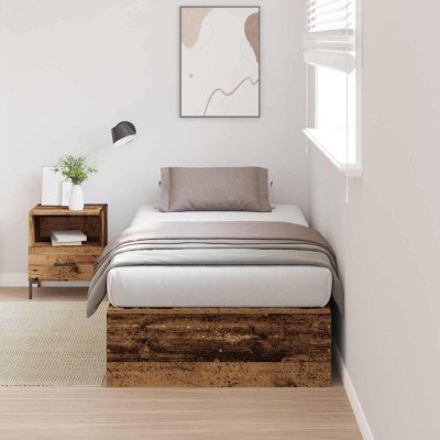 Estructura de cama Madera vieja 200 x 100 x 31.5 cm