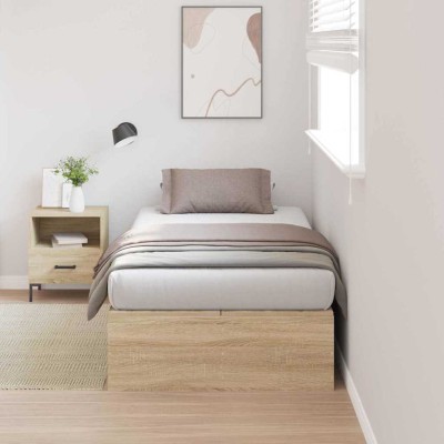 Estructura de cama Roble Sonoma 190 x 90 x 31.5 cm