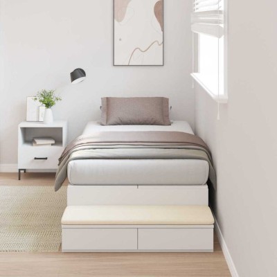 Cama con almacenamiento con cajón Blanco 236.5 x 90 x 31.5 cm