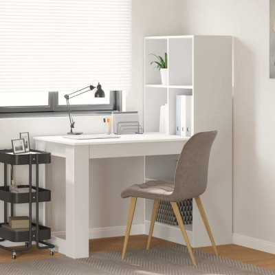 Escritorio Blanco 122 x 67 x 145 cm Madera contrachapada
