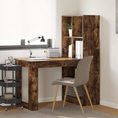 Escritorio Roble ahumado 122 x 67 x 145 cm Madera contrachapada