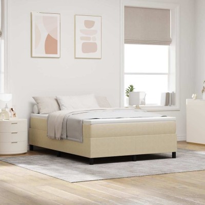 Cama tipo Box Spring Verde grisáceo 160 x 200 cm Telas de pana