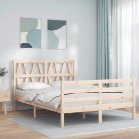 Mueble para TV madera de paulownia gris oscuro 108x30x40 cm