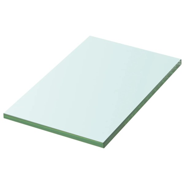 Panel de estante vidrio claro 20x12 cm
