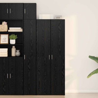 Alacena Roble negro 70 x 42.5 x 185 cm Madera contrachapada