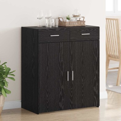 Armario de almacenamiento Roble negro 80 x 42.5 x 93.5 cm