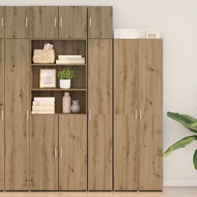 Gabinete de Almacenamiento Slim Roble artisan