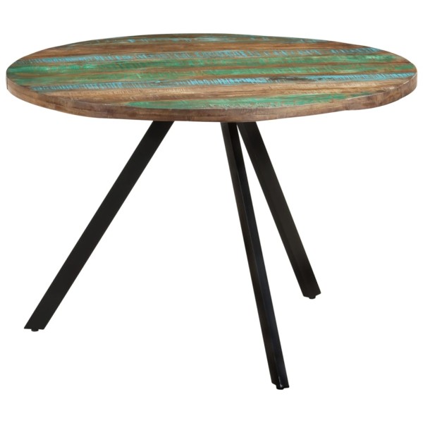 Mesa de comedor madera maciza reciclada 110x75 cm