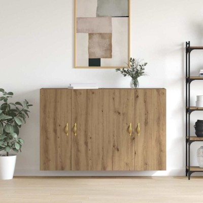 Armarios Montados en la Pared 2 pcs Roble artisan