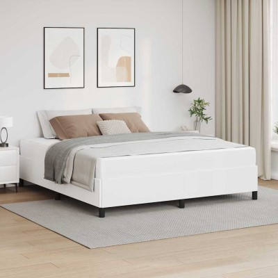 Estructura de cama con colchón con colchón Blanco 180 x 200 cm