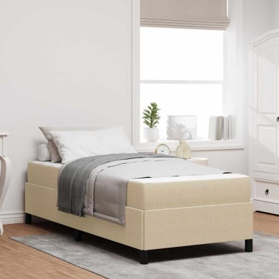 Estructura de cama Verde grisáceo 80 x 200 cm Telas de pana