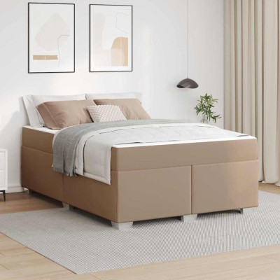 Estructura de cama Capuchino 140 x 200 cm Cuero sintético