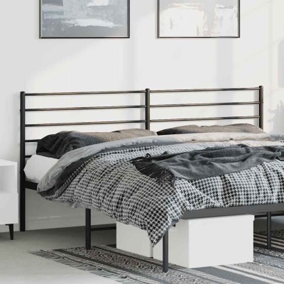 Cabecero de metal negro 193 cm