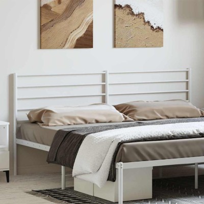 Cabecero de metal blanco 180 cm