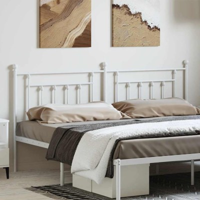Cabecero de metal blanco 193 cm