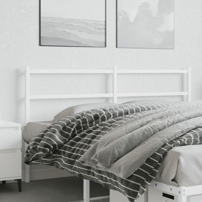 Cabecero de metal blanco 160 cm