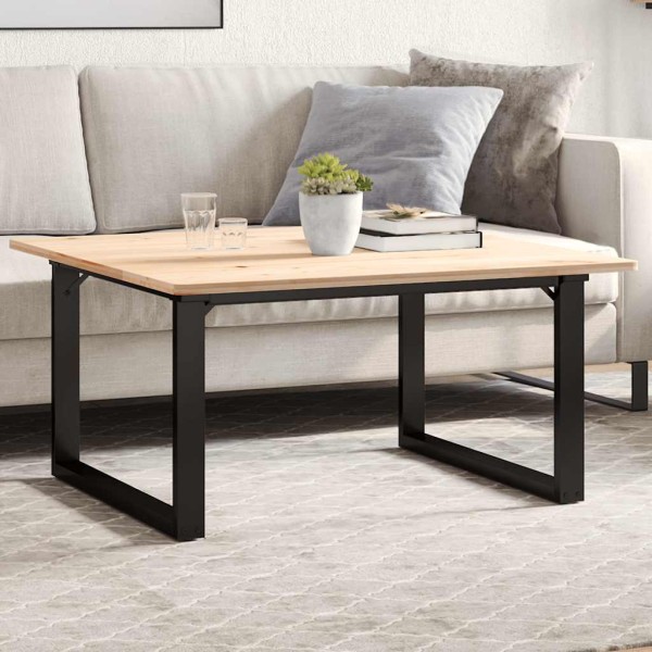 Patas de mesa de centro estructura O acero 70x60x43 cm