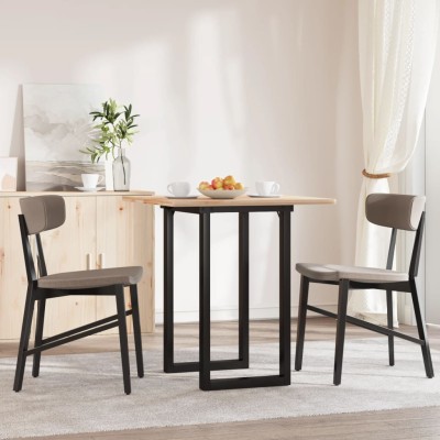 Patas de mesa de comedor estructura O acero 50x40x73 cm