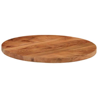 Tablero de mesa redondo madera maciza de acacia Ø40x3,8 cm