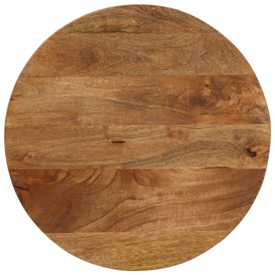 Tablero de mesa redondo madera maciza de mango Ø 40x3,8 cm
