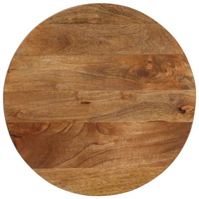 Tablero de mesa redondo madera maciza de mango Ø 50x2,5 cm