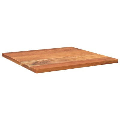 Tablero de mesa cuadrado madera maciza de acacia 50x50x2,5 cm