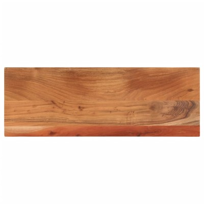 Tablero de mesa rectangular madera maciza acacia 70x30x3,8 cm