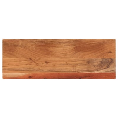 Tablero de mesa rectangular madera maciza acacia 70x40x3,8 cm