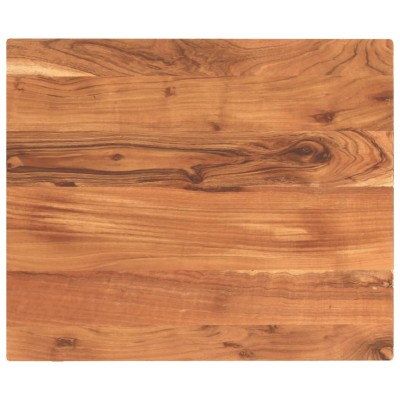 Tablero de mesa rectangular madera maciza acacia 60x50x3,8 cm