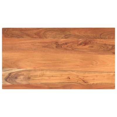 Tablero de mesa rectangular madera maciza acacia 100x50x3,8 cm