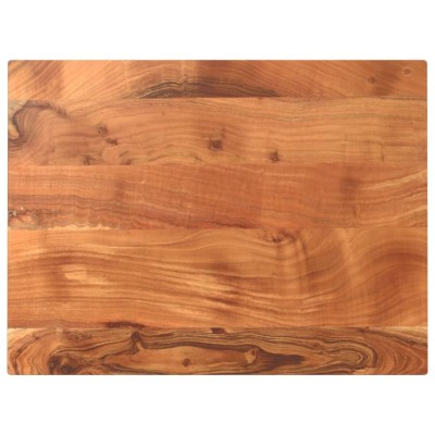 Tablero de mesa rectangular madera maciza acacia 70x60x3,8 cm