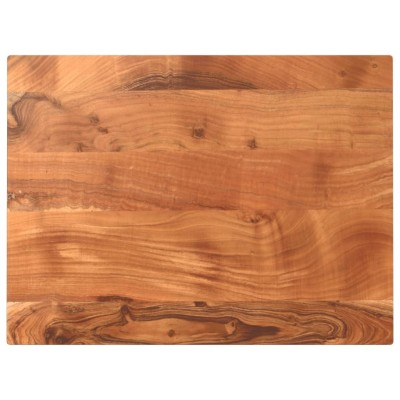 Tablero de mesa rectangular madera maciza acacia 80x60x3,8 cm