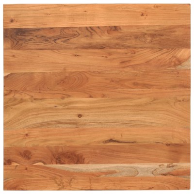 Tablero de mesa cuadrado madera maciza de acacia 70x70x3,8 cm