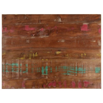 Tablero mesa rectangular madera maciza reciclada 90x50x3,8 cm