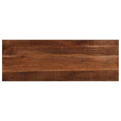 Tablero mesa rectangular madera maciza reciclada 140x50x2,5 cm
