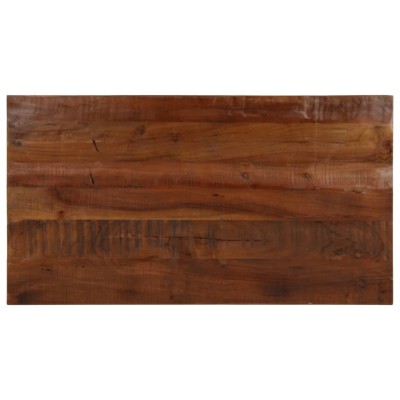 Tablero mesa rectangular madera maciza reciclada 100x70x2,5 cm