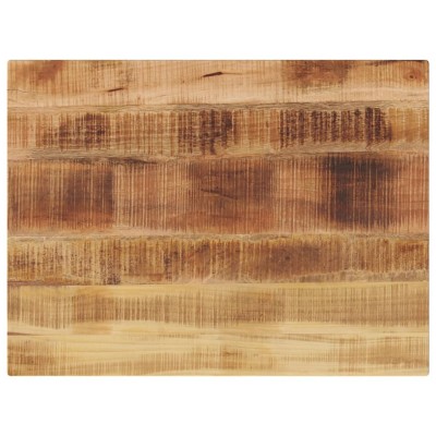 Tablero de mesa cuadrado madera maciza rugosa mango 70x50x3,8cm