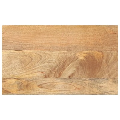 Tablero de mesa rectangular madera maciza mango 40x20x2,5 cm